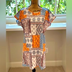 NWT SHEIN Geometric shift dress